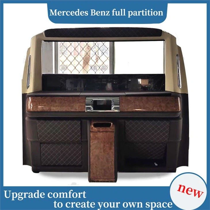 In-car TV lift-up partition